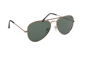 Donovan Green Lens and Gold Frame sunglasses