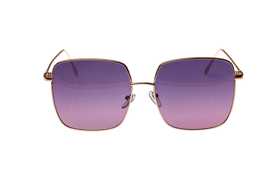 Percy Gold Frame and Purple Lens sunglasses