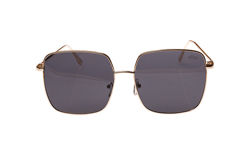 Percy Gold Frame and Green Lens sunglasses