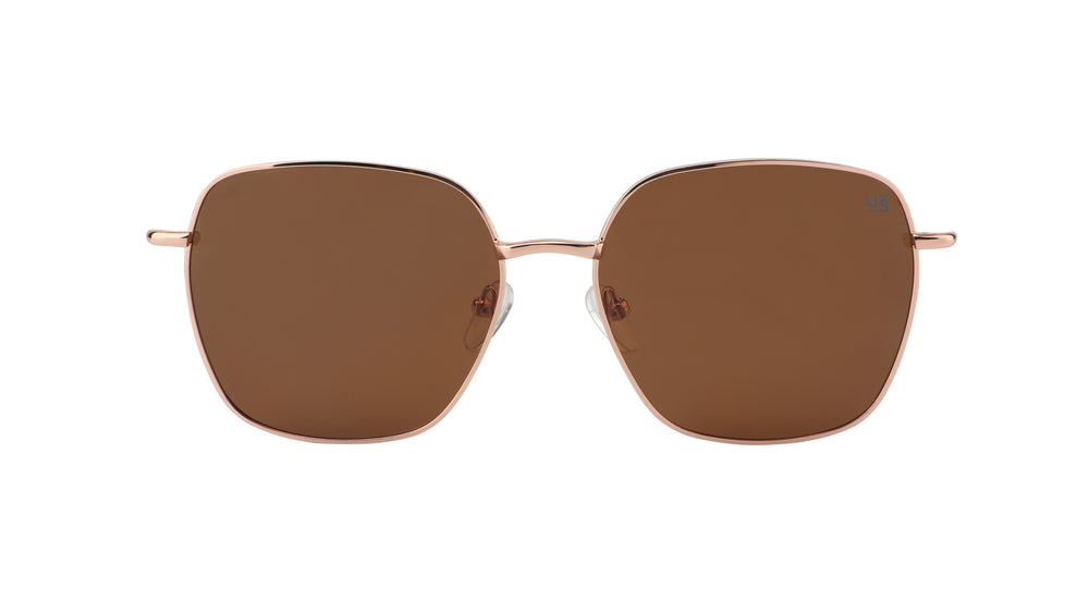 Thomas Rose Gold Frame Brown Lens