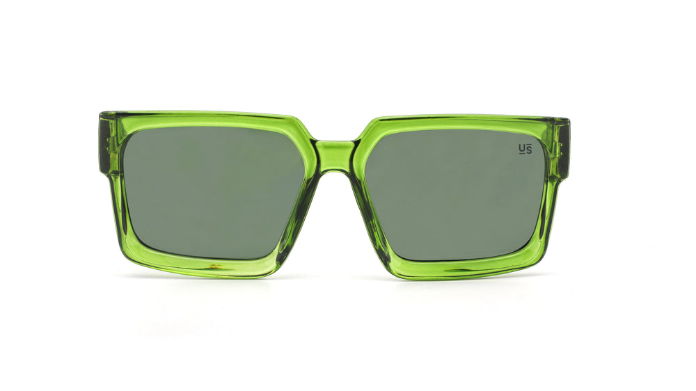 Petro Olive Frame Green Lens