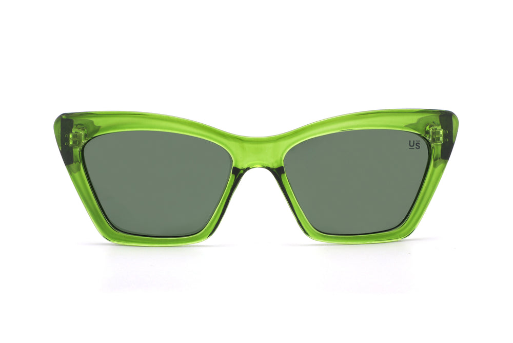 "Margaret  Olive Frame & Green Lens"