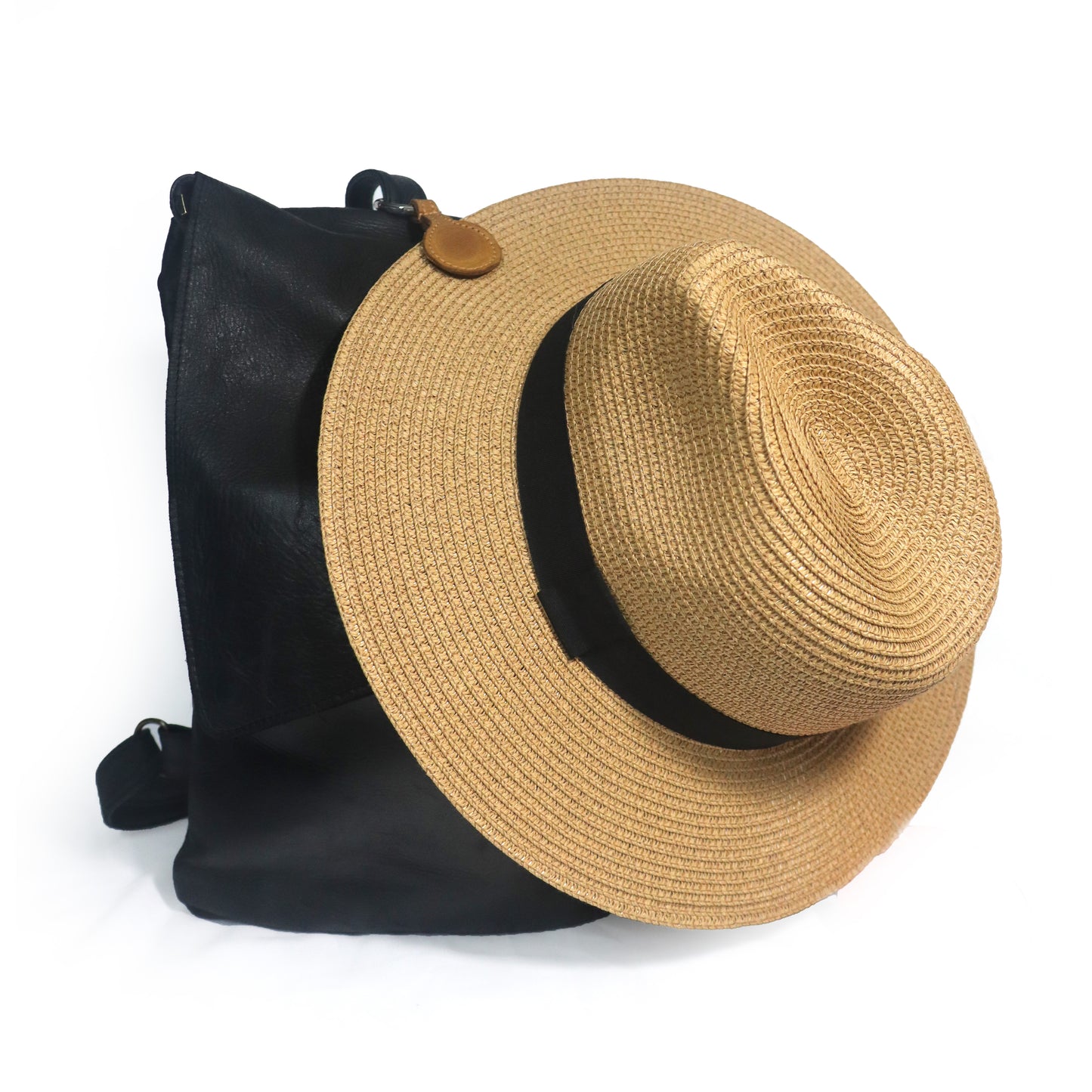 Leather Hat Clip - Toffee