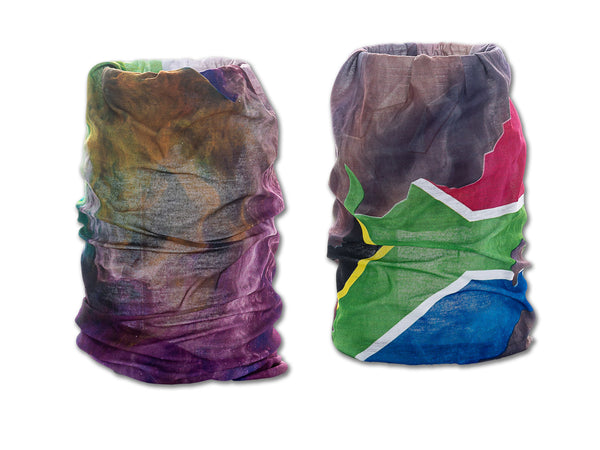 Cosmos & Broken Flag Tubular Scarf (2 PACK) - Urban Supply SA